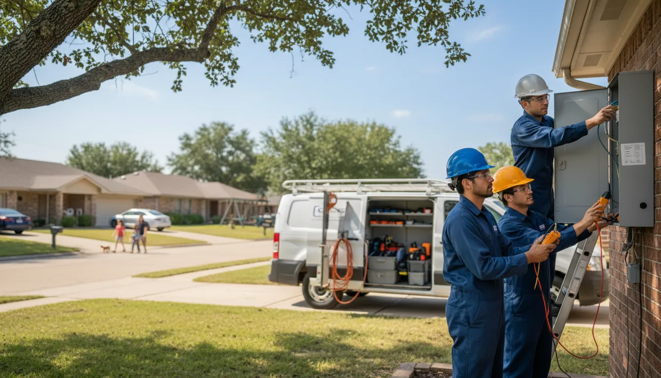 Certified electrician providing emergency electrical services in Sparks Glencoe, MD